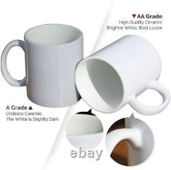 11OZ Ceramic Sublimation Mugs, 36 Pack Sublimation Blank Cups