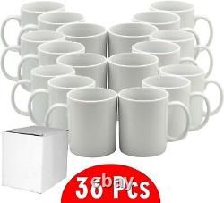 11 oz Sublimation Blank Ceramic Coffee Mugs Case of 36