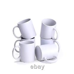 11oz Sublimation Mugs Sublimation Blank Cups Ceramic White Coffee Mugs, Blank