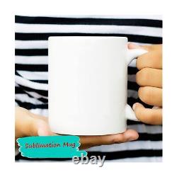 11oz Sublimation Mugs Sublimation Blank Cups Ceramic White Coffee Mugs, Blank