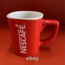 12 Pcs Nescafe Red Cup Mug Coffee Ceramic Collectible Classic Gift 8 oz