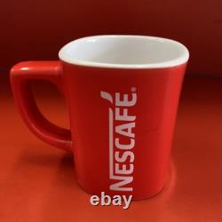 12 Pcs Nescafe Red Cup Mug Coffee Ceramic Collectible Classic Gift 8 oz