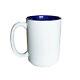 15oz Sublimation Ceramic Mugs Blank Coated Sublimation Cup Mug-Royal Blue New