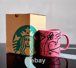 2023 Starbucks X BLACKPINK Collaboration Ceramic Mug Pink 12oz BNIB