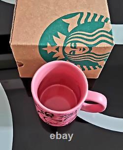 2023 Starbucks X BLACKPINK Collaboration Ceramic Mug Pink 12oz BNIB