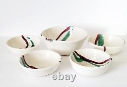 (20) Vintage Ceramic Studio Art Pottery Dinnerware Signed Jensen