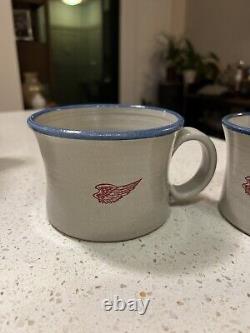 2 Matching Hand Made Red Wing Stoneware Co Large Ceramic