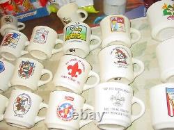 32 Vintage Boy Scouts Hawk Mountain Council Porcelain/Ceramic Mugs 1970's 1980