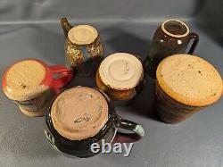 6 Handmade Assorted Studio Pottery Ceramic Mugs