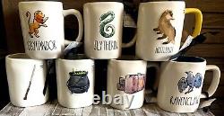 7 DUNN POTTER GRYFFINDOR SLYTHERIN RAVENCLAW HUFFLEPUFF POLYJUICE OBLIVIATE Mugs