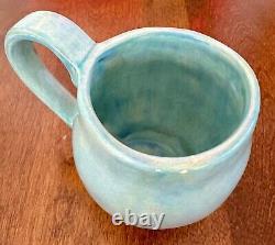 Aletha Soulé Studio Pottery Set of 3 Beautiful Mugs 1991 97 Turquoise Color