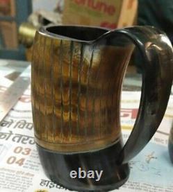 Antique drinking horn Mug for Beer Wined Whisky horn Mug cup Lot of 10 Unit Gift