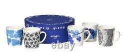 Arabia Beloved Patterns Set of 5 Mugs in Gift Box