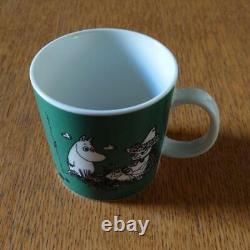 Arabia Moomin Vintage Mug Cup Dark Green Out Of Production Tove Jansson 202401R