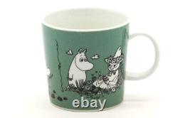 Arabia Moomin Vintage Mug Cup Dark Green Out Of Production Tove Jansson 202401R