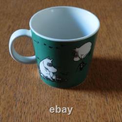 Arabia Moomin Vintage Mug Cup Dark Green Out Of Production Tove Jansson 202401R