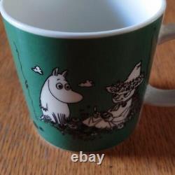 Arabia Moomin Vintage Mug Cup Dark Green Out Of Production Tove Jansson 202401R