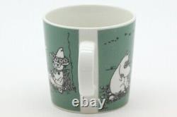 Arabia Moomin Vintage Mug Cup Dark Green Out Of Production Tove Jansson 202401R