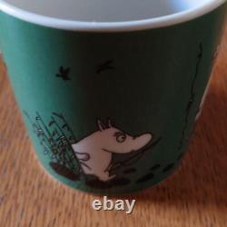 Arabia Moomin Vintage Mug Cup Dark Green Out Of Production Tove Jansson 202401R