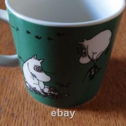 Arabia Moomin Vintage Mug Cup Dark Green Out Of Production Tove Jansson 202401R