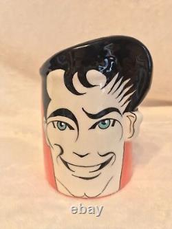 Artist Made KEN & BARBIE Ceramic Pottery Handmade FACE MUGS, Male Female