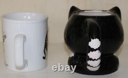 B. Kliban cat vintage set of two ceramic mugs