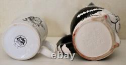 B. Kliban cat vintage set of two ceramic mugs