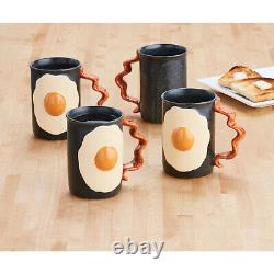 Bacon & Egg Mugs Set of 4