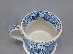 British Entrance to the Liverpool & Manchester Railroad Blue Transferware Mug