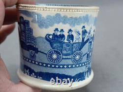 British Entrance to the Liverpool & Manchester Railroad Blue Transferware Mug