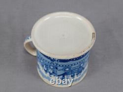 British Entrance to the Liverpool & Manchester Railroad Blue Transferware Mug