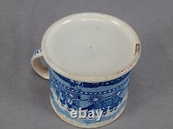 British Entrance to the Liverpool & Manchester Railroad Blue Transferware Mug