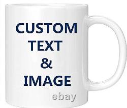 Bulk 30 Mugs Personalized Custom Text Photo Name Gift Coffee Ceramic 11oz Cup