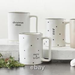 Christmas Vibes Holiday Organic Mug Size 4.25in H, 16 oz. Pack of 4