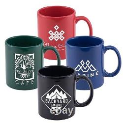 Customized Seattle Classic 11 oz. Color Ceramic Mug Printed with Your Logo 72QTY