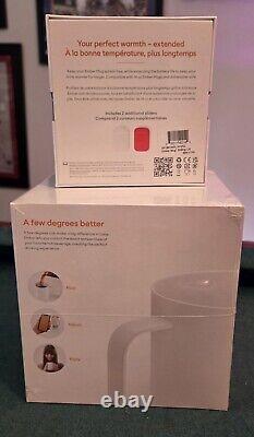 Ember 14oz Temperature Control Smart Mug 2 White AND Sliding Lid