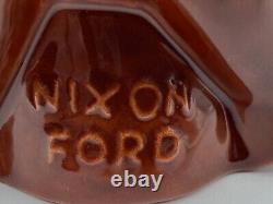 Extremely Rare 1974 NIXON FORD Frankoma Pottery Elephant Mug