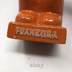 Frankoma Tiki Mug 2023 Ceramic Orange Speckled Cevola 13/25 War God LE Sold Out