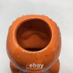 Frankoma Tiki Mug 2023 Ceramic Orange Speckled Cevola 13/25 War God LE Sold Out