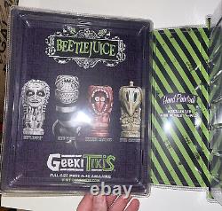 Geeki Tikis Beetlejuice 4pc Mini Muglet Collector Set SDCC