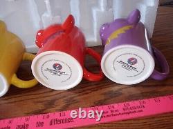 Grateful DeadBear Ceramic MugsFYE ExclusiveCelebrating 50 yearsSet of 4