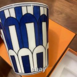 HERMES Blue Dailleur Mug no. 3 240mL Ceramic