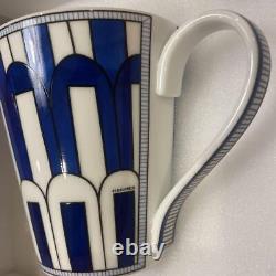 HERMES Blue Dailleur Mug no. 3 240mL Ceramic