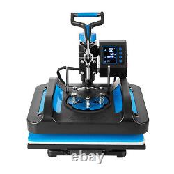 Heat Press Machine 8 in 1 Sublimation Printing 15x12 for T-Shirt Mug Hat Plate