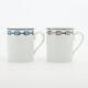 Hermes Chaine D'ancre Mug Ceramic Blue x Gray