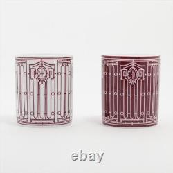 Hermes H Deco Mug Ceramic Red 2 Piece Set