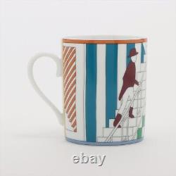 Hermes Promenade Mug Ceramic Green x Blue