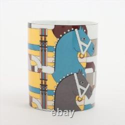 Hermes Rocaval Mug Ceramic Yellow x Blue