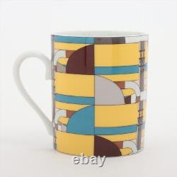 Hermes Rocaval Mug Ceramic Yellow x Blue