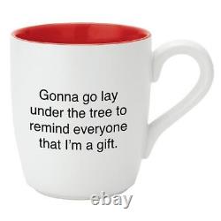 I'm a Gift That's All Holiday Mug Size 4.25in H, 16 oz Pack of 4